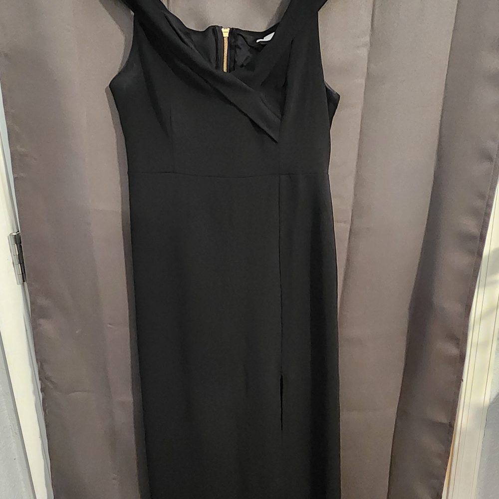 Elegant LUNA Black Off The Shoulders Dress Sz. Xl